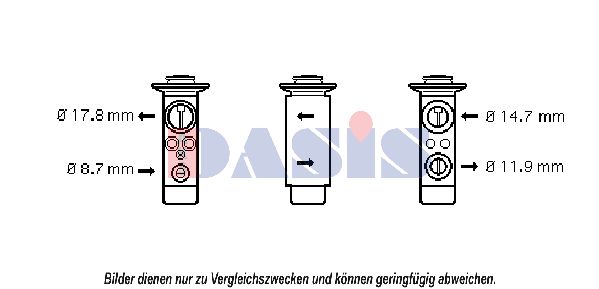 AKS DASIS Расширительный клапан, кондиционер 840168N